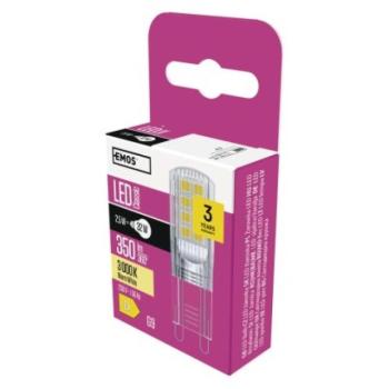 LED izzó Classic JC / G9 / 2,5 W (32 W) / 350 lm / meleg fehér kép