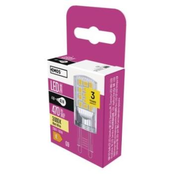 LED izzó Classic JC / G9 / 4 W (40 W) / 470 lm / meleg fehér kép