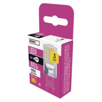 LED izzó Classic JC / G9 / 4 W (40 W) / 470 lm / természetes fehér kép