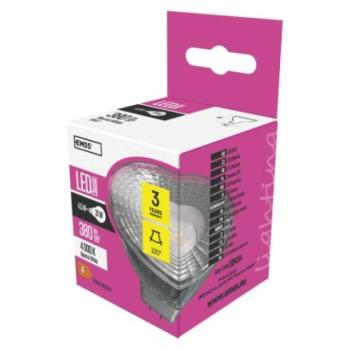 LED izzó Classic MR16 / GU5,3 / 4,5 W (31 W) / 380 lm / természetes fehér kép
