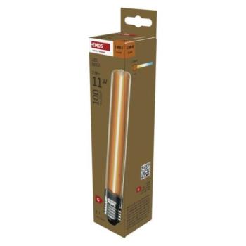 LED izzó DECO T30, E27, 2 W (11 W), 100 lm, borostyán, 1800K, 230V, CRI>80, EMOS, Z5AI01 kép