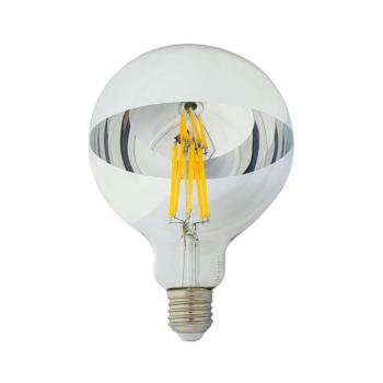 Izzó FL LED G125 12W E27 4200K Half Silver kép