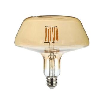 LED izzó design DSG T180 E27, 8w, 1800K, meleg fehér, 620lm, 300°, borostyán, V-TAC, 212790 kép