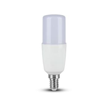 LED izzó E14, 9w, 2700K, meleg fehér, 750lm, 230°, fehér, CRI>80, V-TAC, 7173 kép