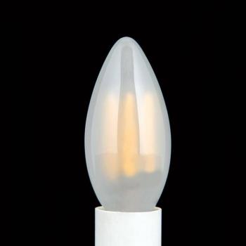 LED izzó E14 C35, matt, 6W, 2700 K, 720 lm, fényerőszabályozható, kép