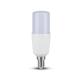 LED izzó E14 PRO, 7,5w, 3000K, meleg fehér, 660lm, 230°, fehér, CRI>80, V-TAC, 21267 kép