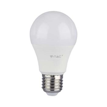 LED izzó E27, 10,5w, 3000K, meleg fehér, 1055lm, 200°, fehér, CRI>80, V-TAC, 217350 kép