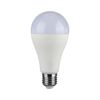 LED izzó E27, 15w, 3000K, meleg fehér, 1521lm, 200°, fehér, CRI>80, V-TAC, 214453 kép