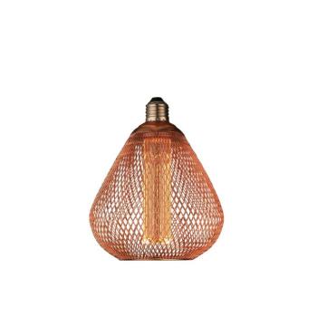 LED izzó E27 2,5w réz - arany üveg, 1800K, meleg fehér, 188 lm, Optonica, 11702 kép