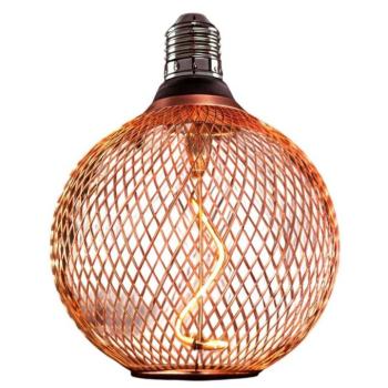 LED izzó E27 2,5w réz - arany üveg, 2700K, meleg fehér, 188 lm, Optonica, 11708 kép