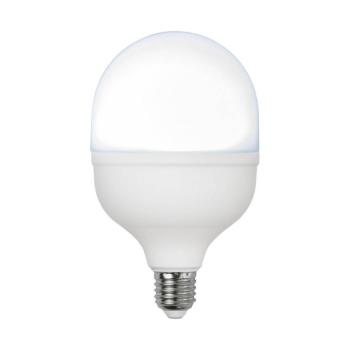 LED izzó E27, 30 W, opál, 6500 K, 4000 Lumen, kerek kép