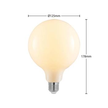LED izzó E27 6 W 2 700 K G125 dimm opál 2-es kép