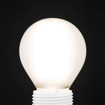 LED izzó, E27 G45, matt, 6W, 827, 720 lm, dimmelhető kép