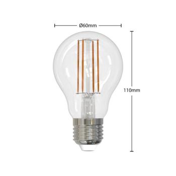 LED izzó E27 izzószál 6W világos 2,700K dimmelhető 2 darabos készlet kép