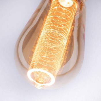 LED izzó E27 ST64 4W Inner Glow gyűrűs mintával kép