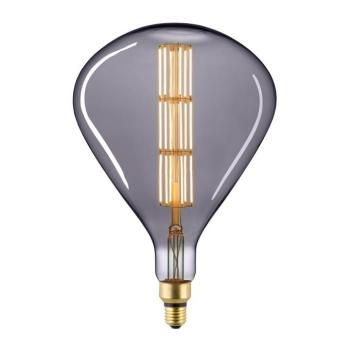 Giant Tear E27 8 W-os LED izzó, 1 800 K, szálas, dimmelhető, titán színű kép