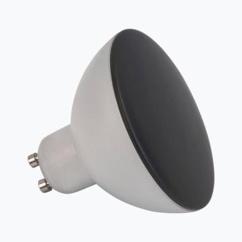 LED izzó GU10 4,9 W CCT 2700/4000 K Ø 7 cm fekete kép