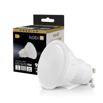 LED izzó GU10 9W 4000K Kobi Prémium, természetes fehér, 900lm, CRI≥80, KOBI-001236 kép