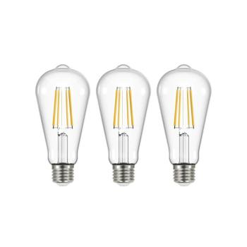 LED izzó izzó világos E27 3.8W 2700K 806lm 3 darabos készlet kép