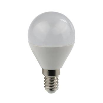 LED izzó kisgömb G45 7W Ε14 3000K 175-250V, meleg fehér, 630lm, Eurolamp, 737894 kép