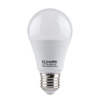 LED IZZÓ KÖRTE A60 SMD2835 10W E27 230V MELEG FEHÉR kép