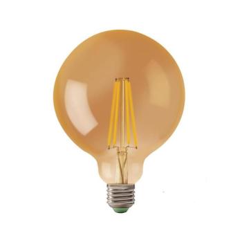 LED Izzó LEDSTAR AMBER G125 E27/8W/230V 2200K ZL-FG1258-22 kép