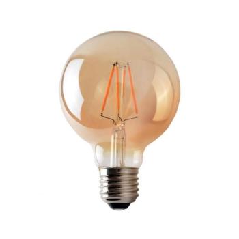 LED Izzó LEDSTAR AMBER G95 E27/8W/230V 2200K ZL-FG9508-22 kép
