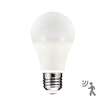LED izzó mozgás- és alkonyatérzékelővel A60 E27/8W/230V 3000K 308832 kép