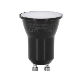 LED izzó MR11 GU10/4W/230V 3000K fekete - BRILAGI B10107AGRJ kép