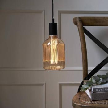 LED izzó NGC Stripe E27 1W 1800K borostyán kép
