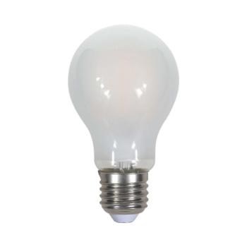 LED izzó opál, 8w, 2700K, meleg fehér, 800lm, E27, 300°, fehér, CRI>80, V-TAC, 4483 kép