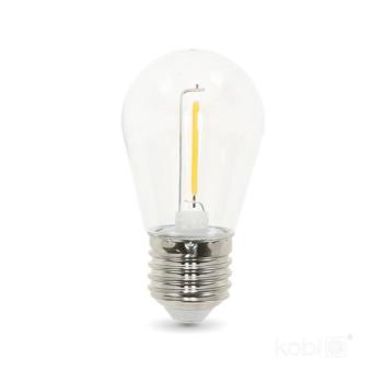 LED izzó S14 0.042W 24V E27 2700K LED2B, 0,04W, meleg fehér, 46209lm, CRI≥80, KOBI-004525 kép