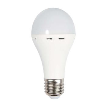 LED izzó SMART E27 Vészhelyzet, 9w, 4000K, természetes fehér, 720lm, 200°, fehér, CRI>80, V-TAC, 7010 kép