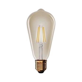 LED izzó Vintage ST64, E27, 4,5 W (40 W), 420 lm, Meleg fehér, 2200K, 230V, CRI>80, EMOS, Z57032 kép