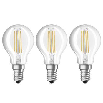 LED izzólámpa E14 4 W 2 700 K 3 db-os készlet kép