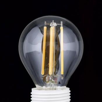 LED izzószál E14 G45 világos 6W 827 720lm fényerősségű, kép