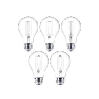 LED izzószál E27 5 db 4W 470 lm világos 2,700K 4W 470 lm világos 2700K kép