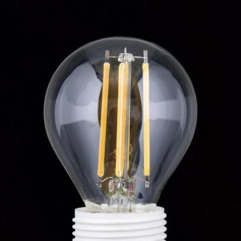 LED izzószál E27 G45 világos 6W 827 720lm fényerősségű, kép
