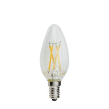 LED izzószálas gyertyaizzó c35 E14, 4W, 2700K, meleg fehér, 400 lm, Optonica, 1472 kép
