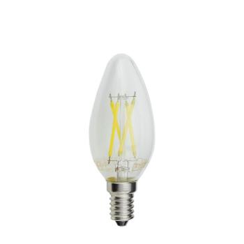 LED izzószálas gyertyaizzó c35 E14, 4W, 6000K, hideg fehér, 400 lm, Optonica, 1470 kép
