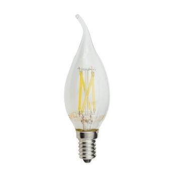 LED izzószálas gyertyaizzó c35t E14, 4W, 4500K, természetes fehér, 400 lm, Optonica, 1481 kép