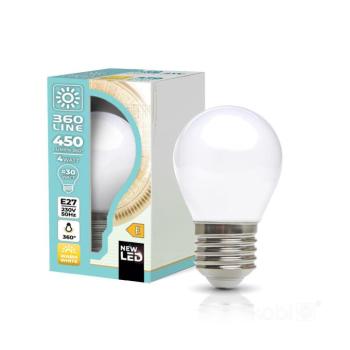 LED izzószálas hatású izzó FMB 4W E27 3000K tejes Kobi 360 Line, meleg fehér, 450lm, CRI≥80, KOBI-004079 kép