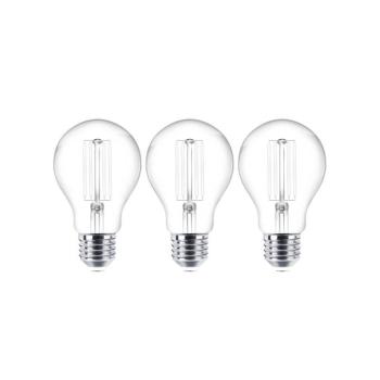 LED izzószálas izzó E27 3 db 4W 470 lmclear 2,700K 4W-os készlet kép