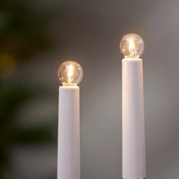 LED-izzószálas lámpa E10 3W, dimmelhető, 3 db-os készlet, 55V kép