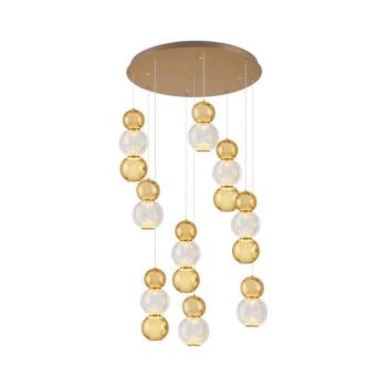 LED kábeles csillár CREMONA LED/51W/230V 3000K arany 414LRC1401 kép