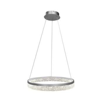 LED kábeles csillár GALA LED/25W/230V átm. 50 cm ezüst ML2242