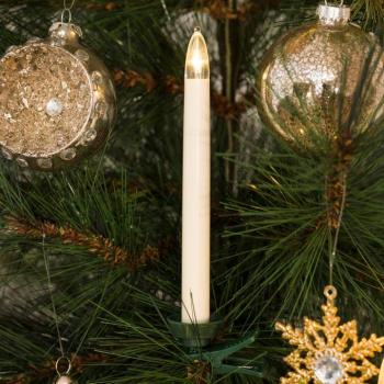 LED karácsonyfa gyertyák kábel. kieg.készlet 16 cm kép