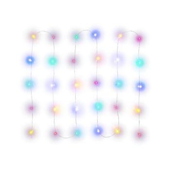 - LED karácsonyi fényfüzér 30xLED/2xAA 3,3m többszínű 50002909 kép