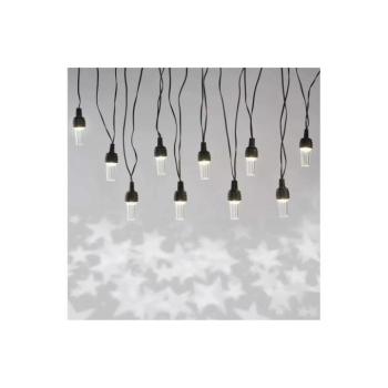 LED fényfüzér – 10x party égő átlátszó, 4,5 m, kültéri és beltéri, hideg fehér, IP44, EMOS, DCPC08 kép