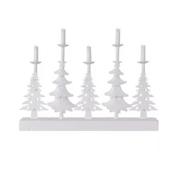 LED Karácsonyi gyertyatartó LED/2xAA fehér DCAW14 kép